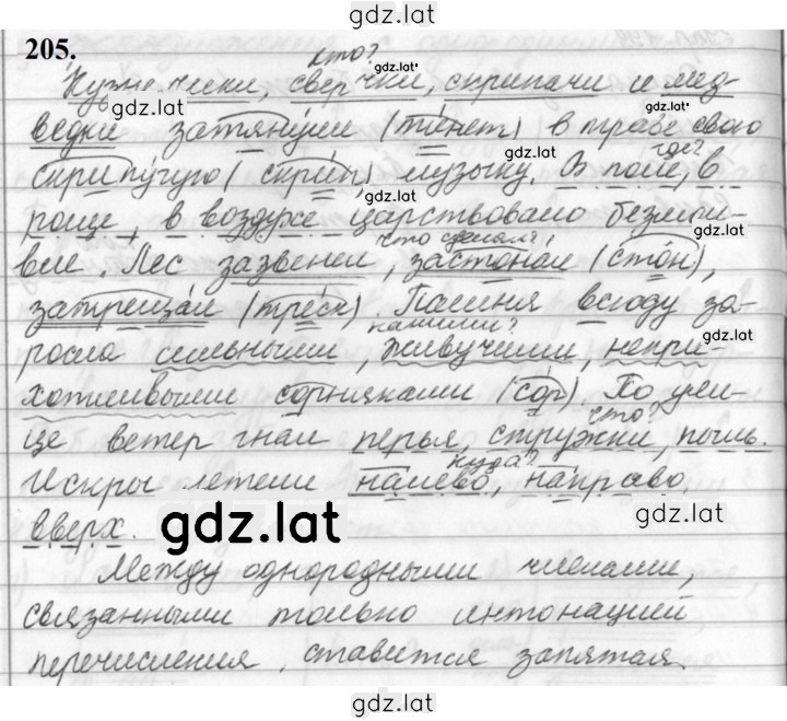 Решение задания № 205 — страница 1