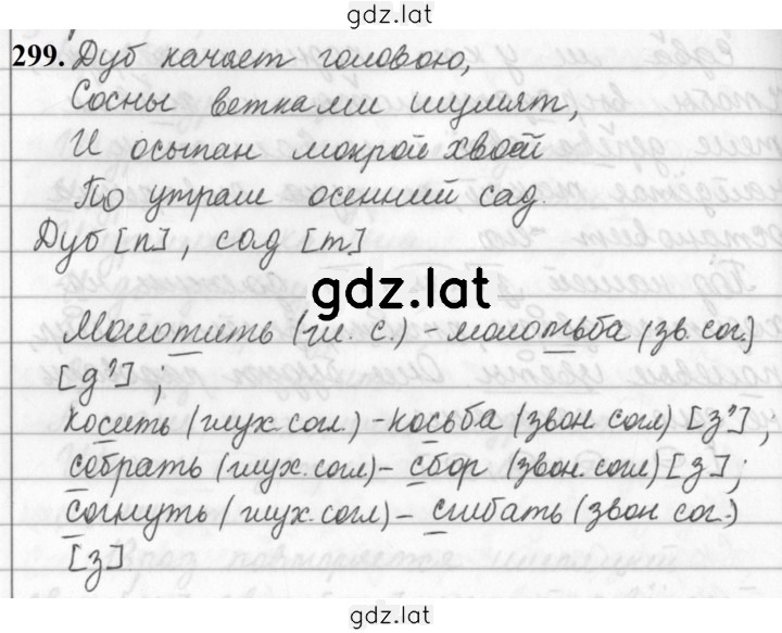 Решение задания № 299 — страница 1