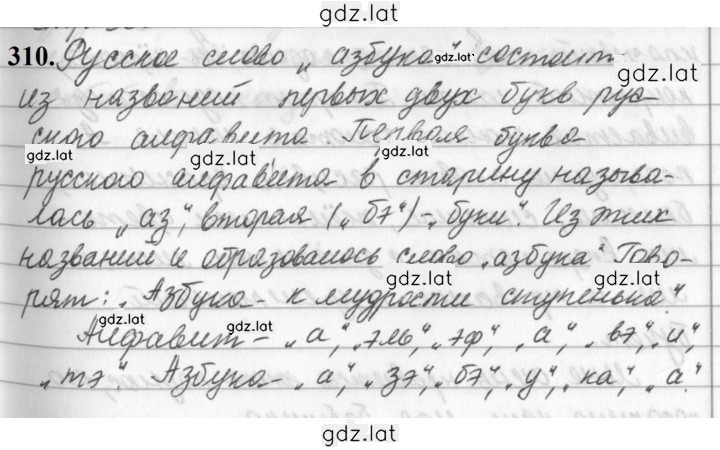 Решение задания № 310 — страница 1