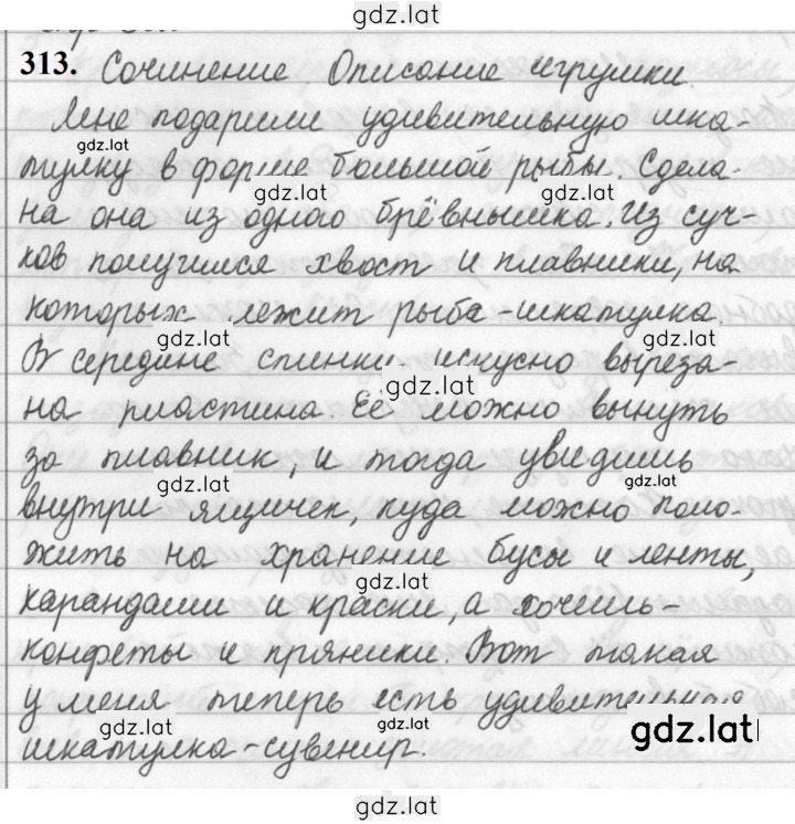 Решение задания № 313 — страница 1