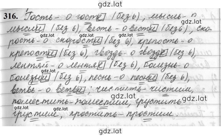 Решение задания № 316 — страница 1