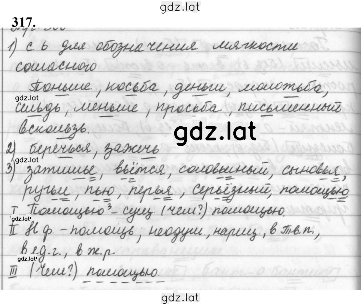 Решение задания № 317 — страница 1