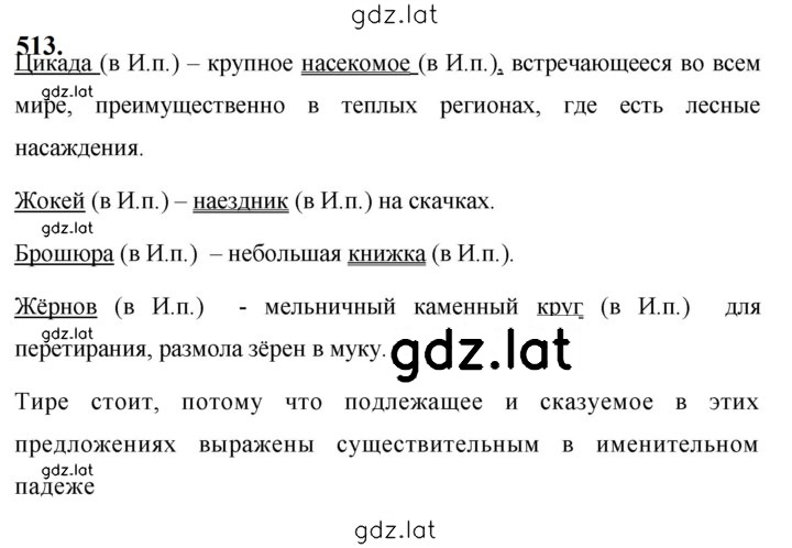 Решение задания № 513 — страница 1