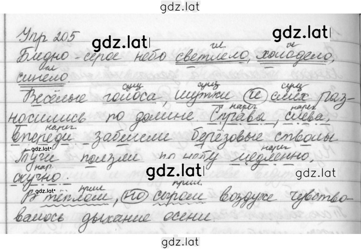 Решение задания № 205 — страница 1