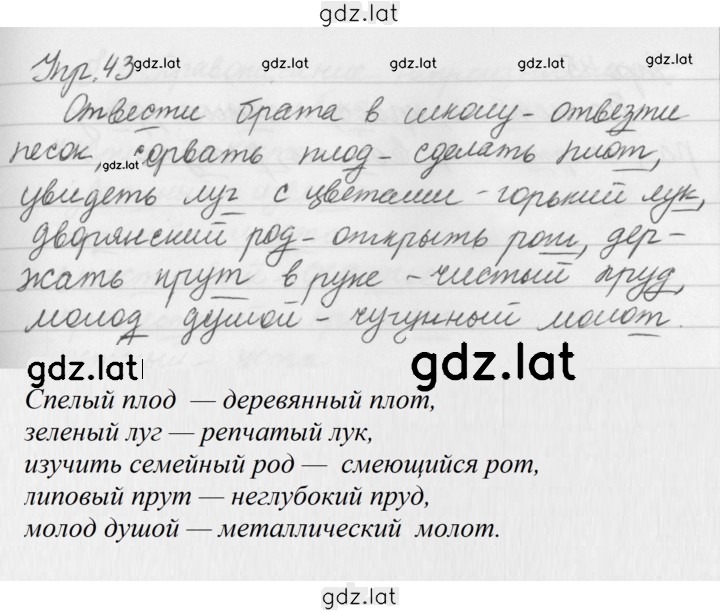 Решение задания № 43 — страница 1