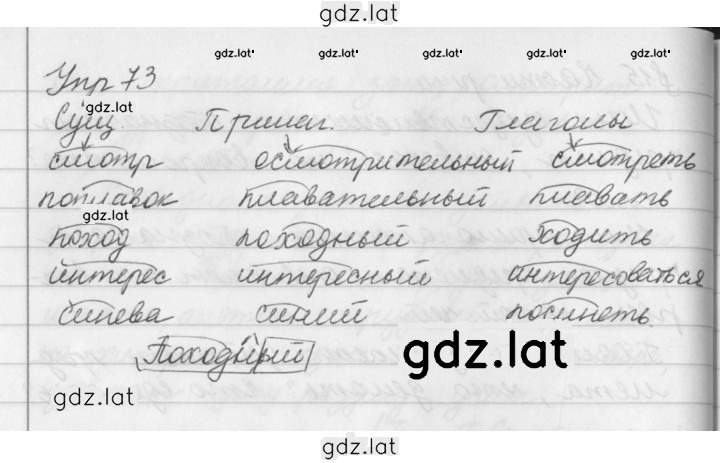Решение задания № 73 — страница 1