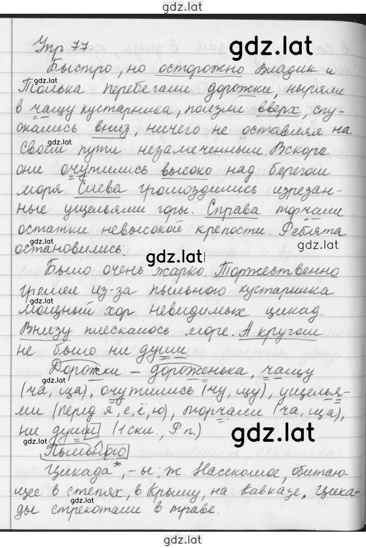 Решение задания № 77 — страница 1