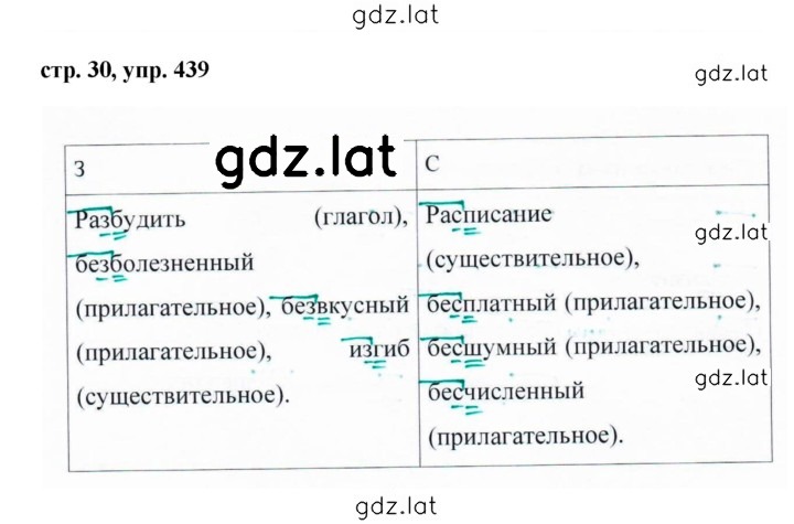 Решение задания № 439 — страница 1