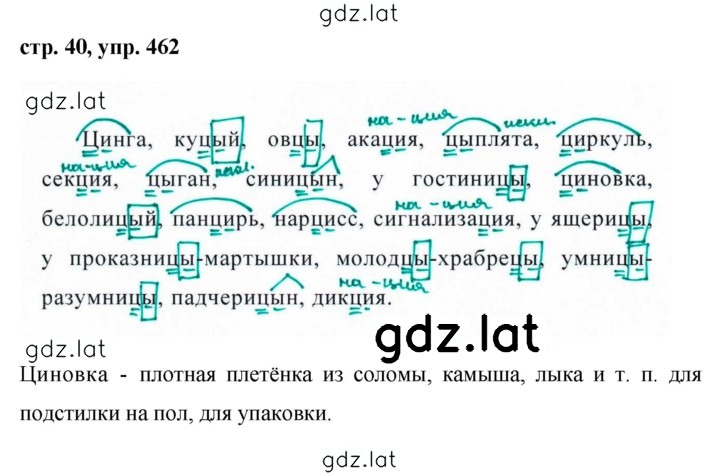 Решение задания № 462 — страница 1