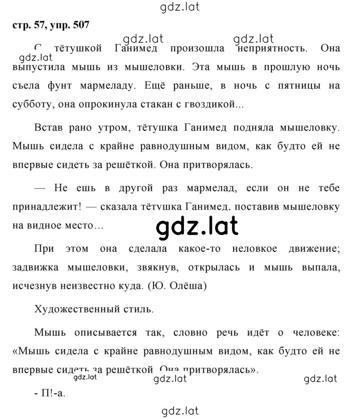 Решение задания № 507 — страница 1