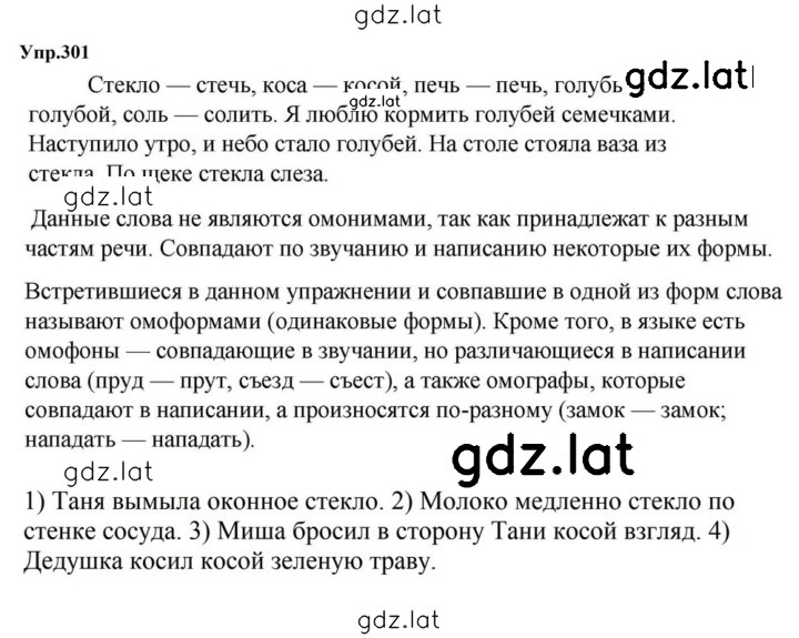 Решение задания № 301 — страница 1