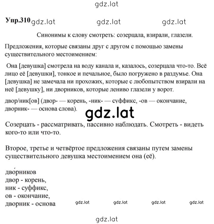 Решение задания № 310 — страница 1