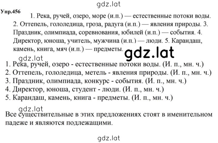 Решение задания № 456 — страница 1