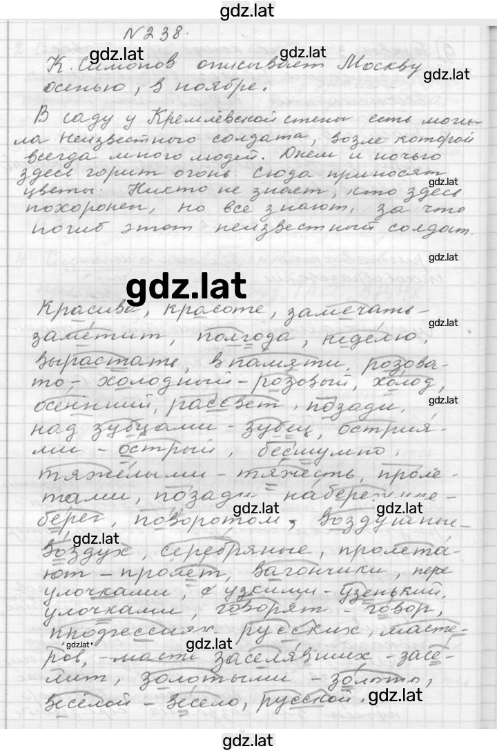Решение задания № 238 — страница 1