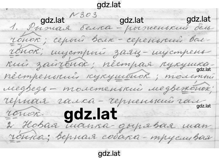 Решение задания № 303 — страница 1