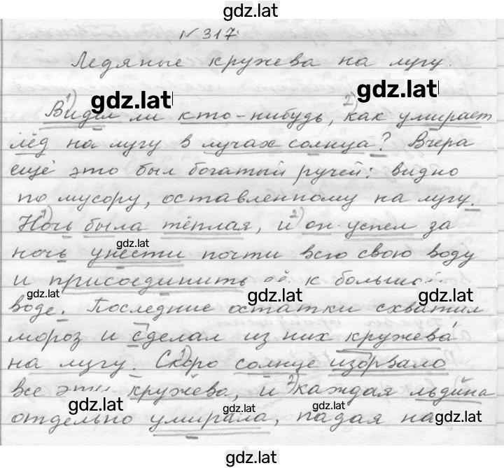 Решение задания № 317 — страница 1