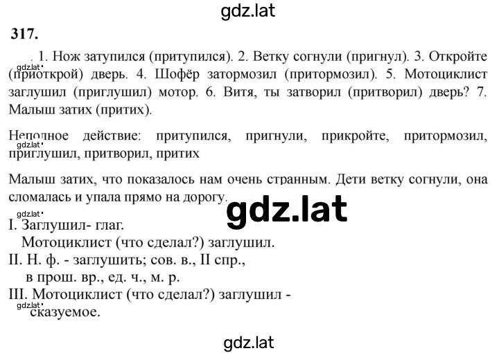 Решение задания № 317 — страница 1