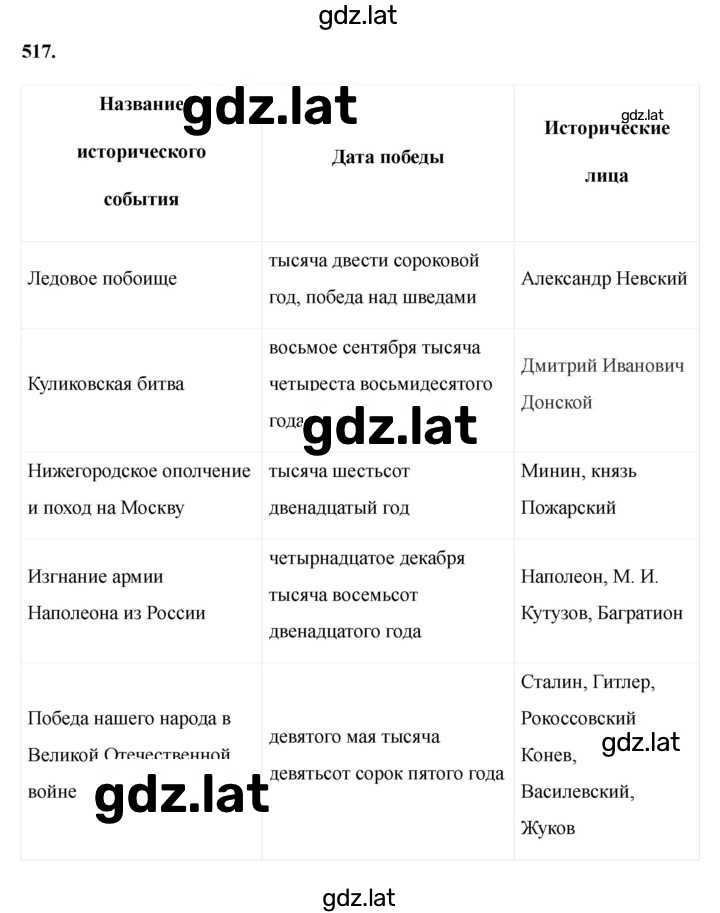 Решение задания № 517 — страница 1