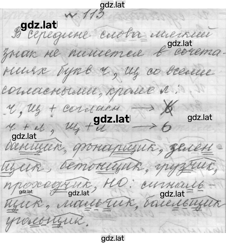 Решение задания № 113 — страница 1