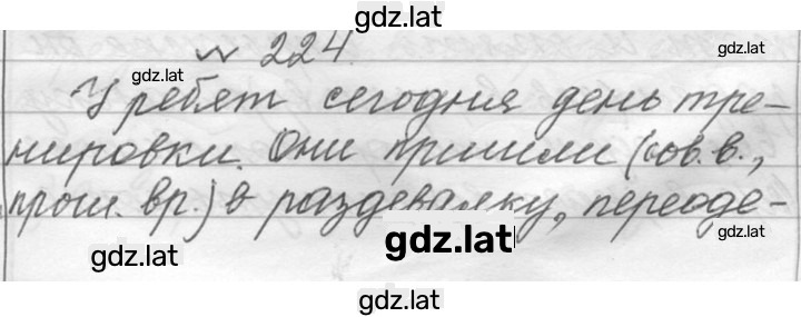 Решение задания № 224 — страница 1