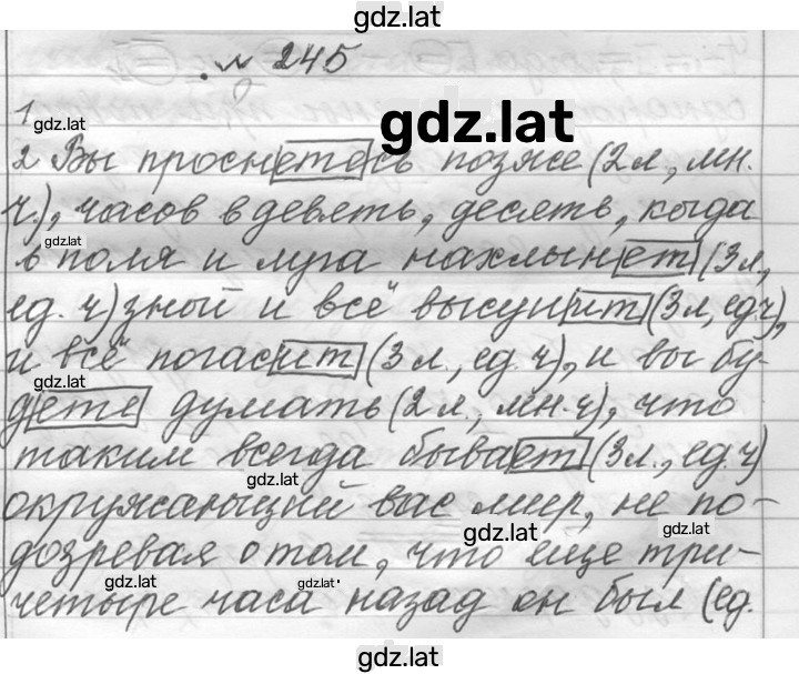 Решение задания № 245 — страница 1