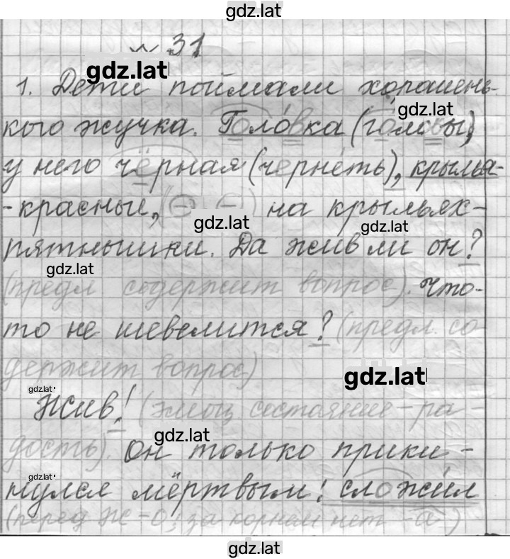 Решение задания № 31 — страница 1