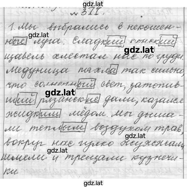 Решение задания № 377 — страница 1