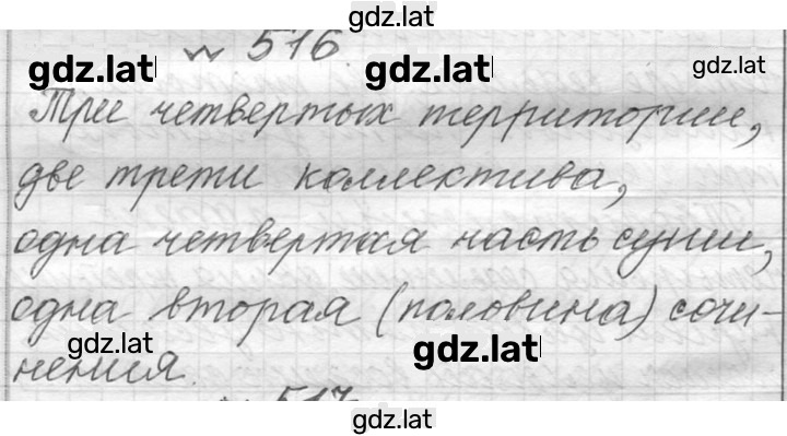 Решение задания № 516 — страница 1