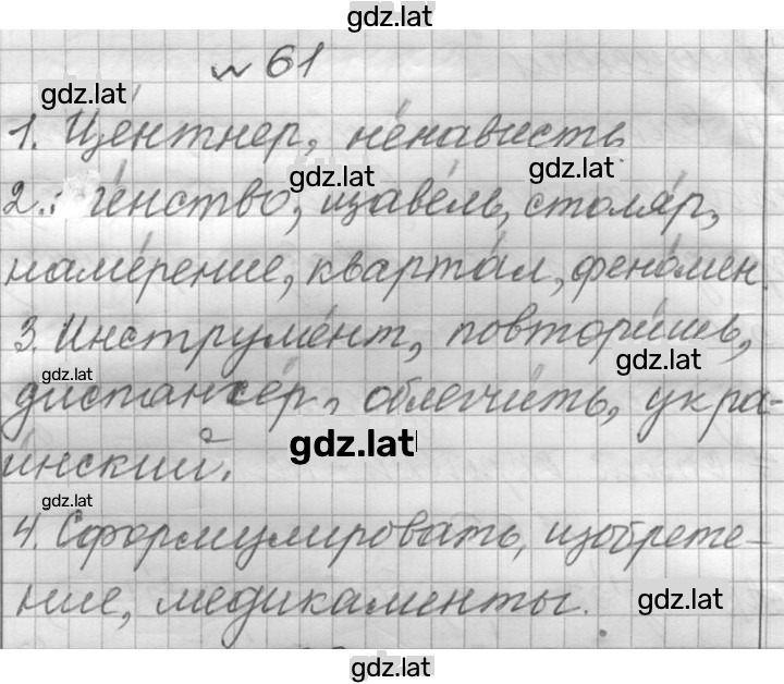 Решение задания № 61 — страница 1