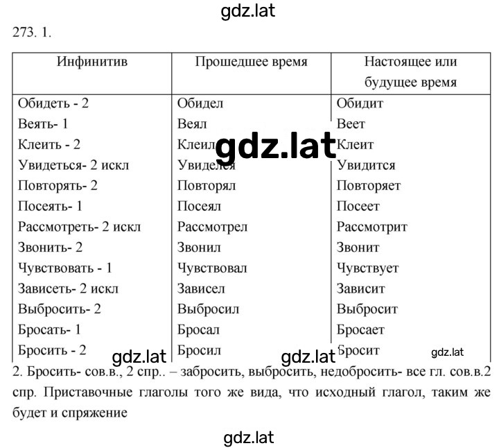 Решение задания № 273 — страница 1