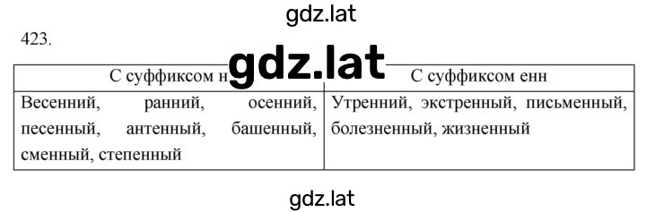 Решение задания № 423 — страница 1