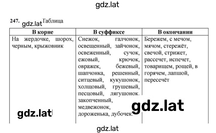 Решение задания № 247 — страница 1