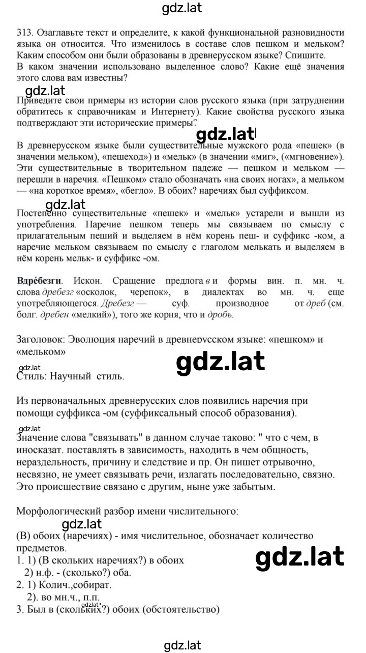 Решение задания № 313 — страница 1