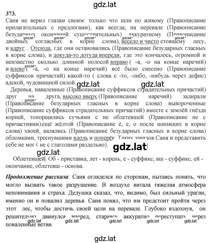 Решение задания № 373 — страница 1