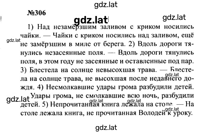 Решение задания № 306 — страница 1