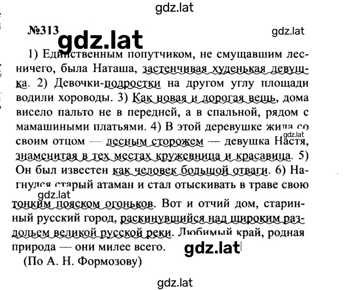 Решение задания № 313 — страница 1