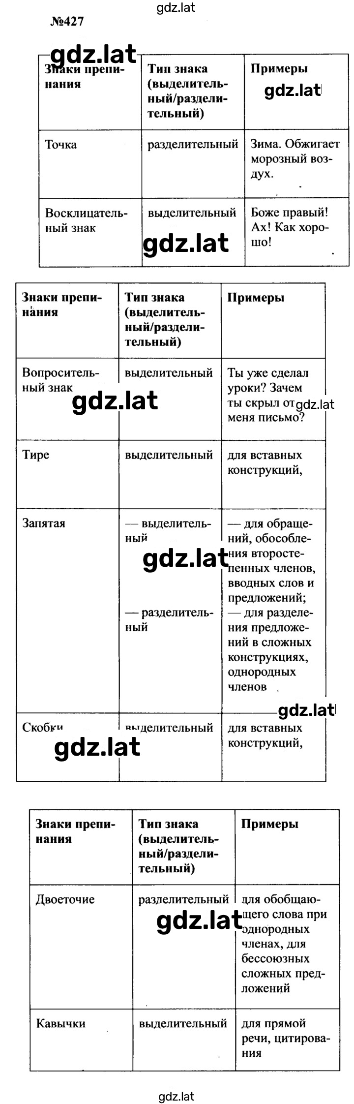 Решение задания № 427 — страница 1