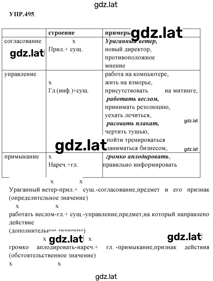 Решение задания № 495 — страница 1