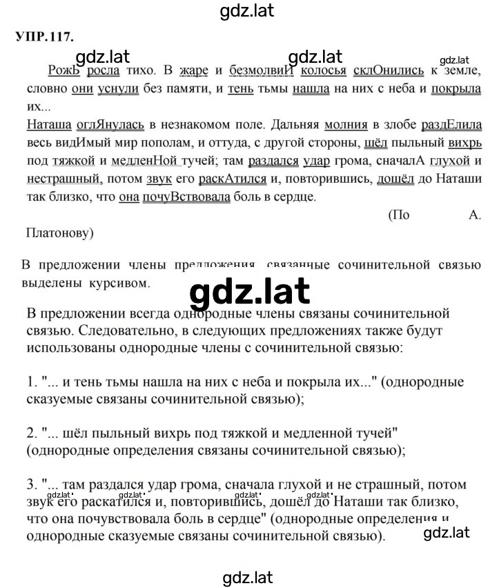 Решение задания № 117 — страница 1