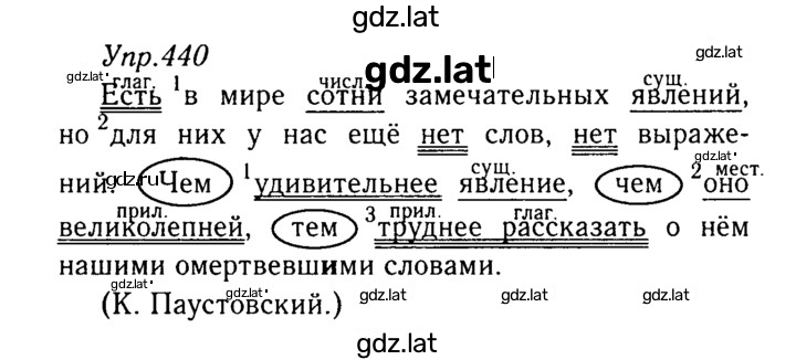 Решение задания № 440 — страница 1