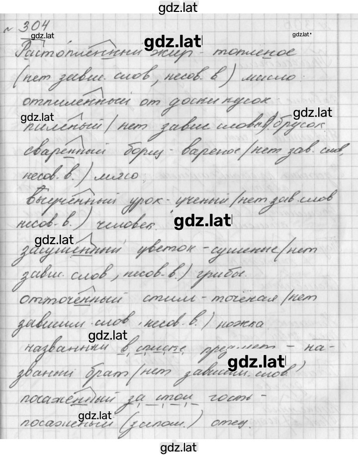 Решение задания № 304 — страница 1