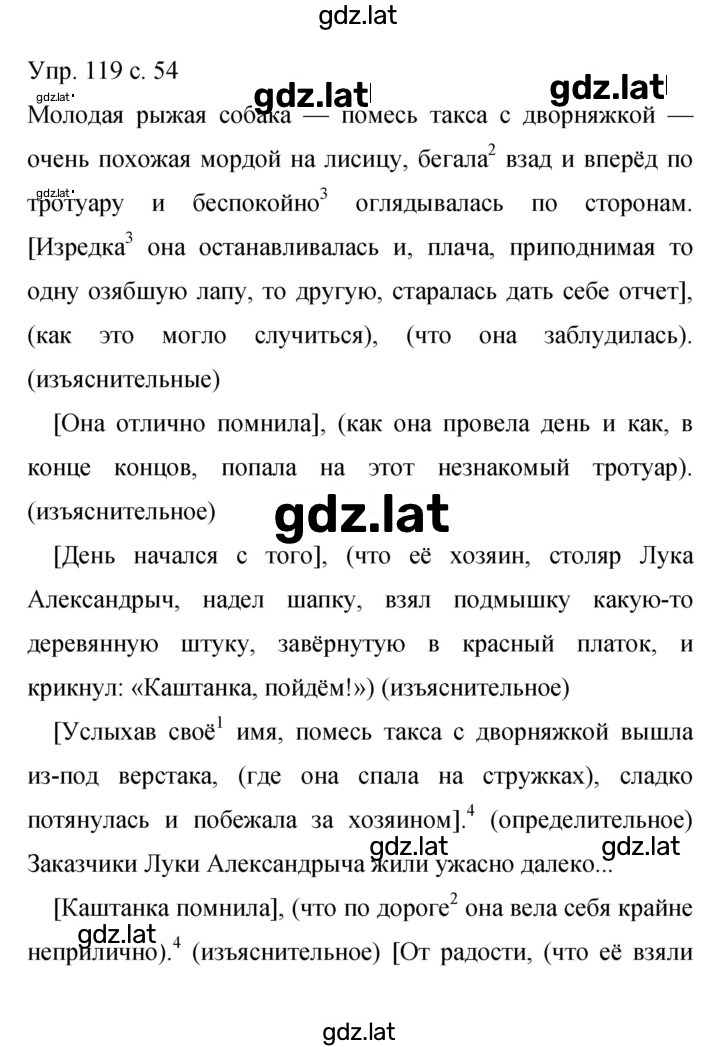 Решение задания № 119 — страница 1