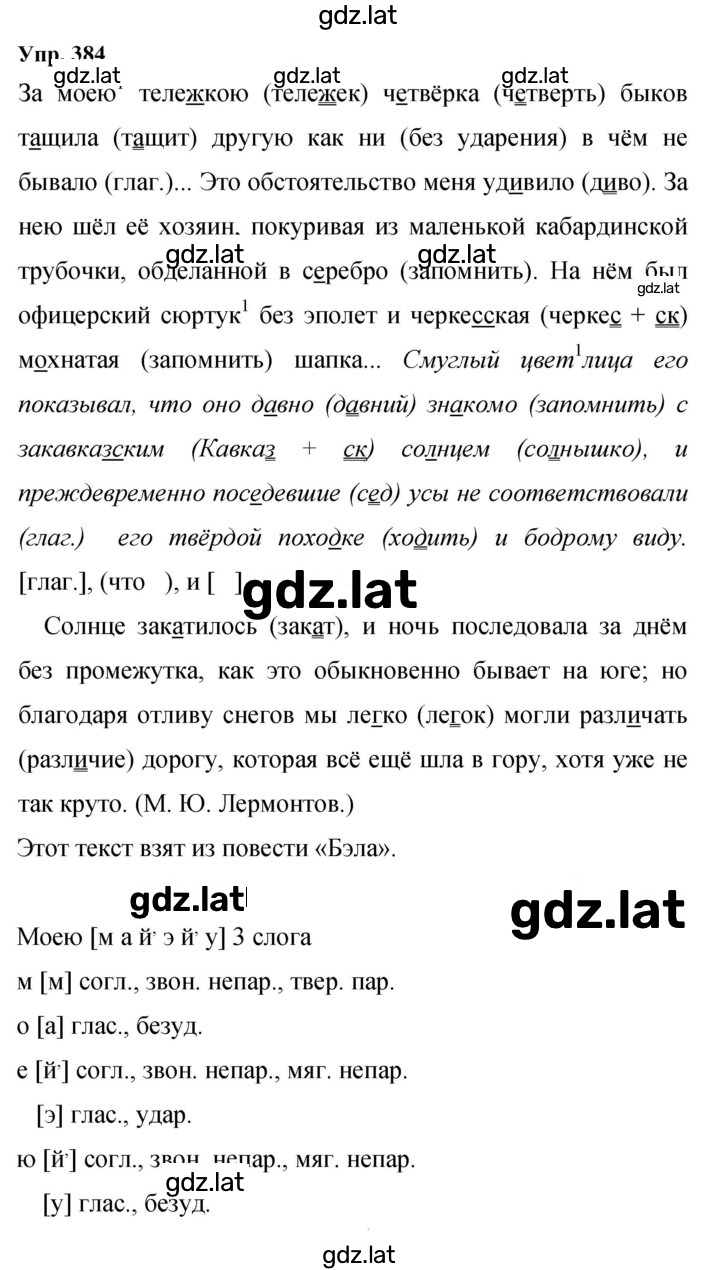 Решение задания № 384 — страница 1