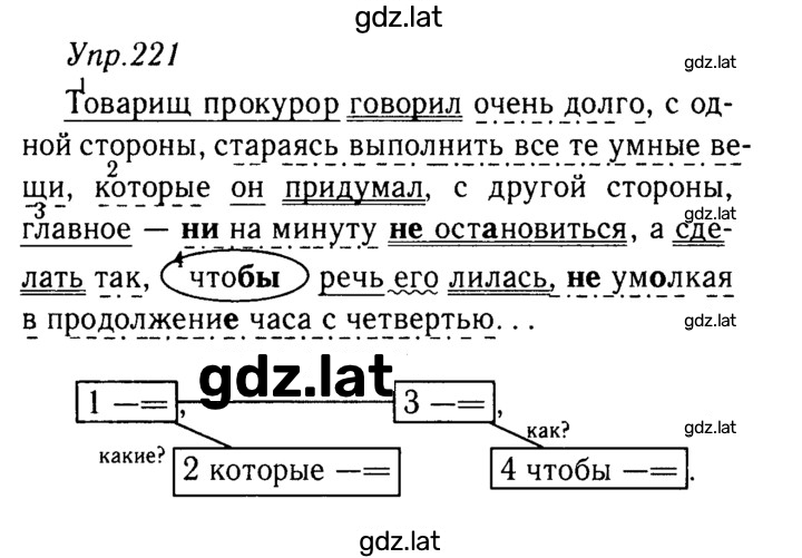Решение задания № 221 — страница 1