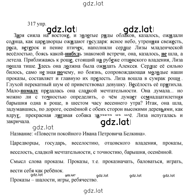Решение задания № 317 — страница 1