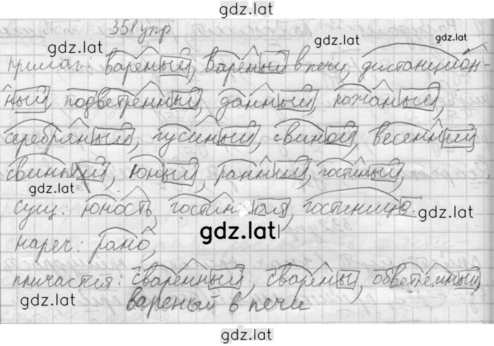 Решение задания № 351 — страница 1