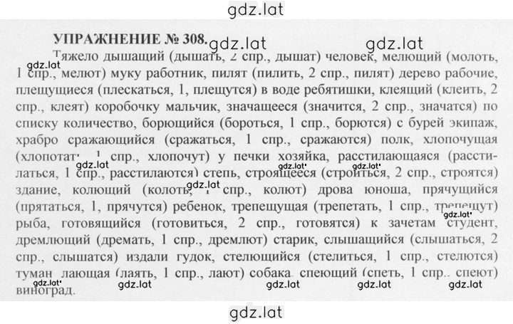 Решение задания № 308 — страница 1