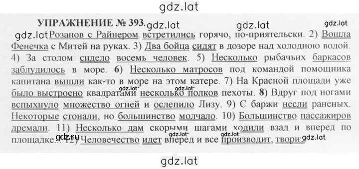 Решение задания № 393 — страница 1