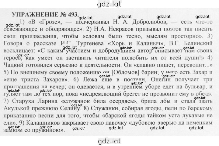 Решение задания № 493 — страница 1