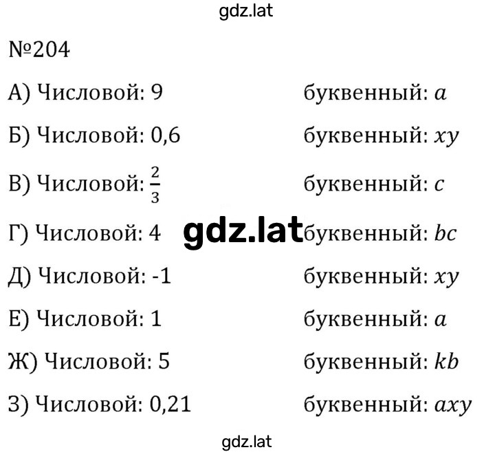 Решение задания № 204 — страница 1